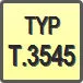 Piktogram - Typ: T.3545